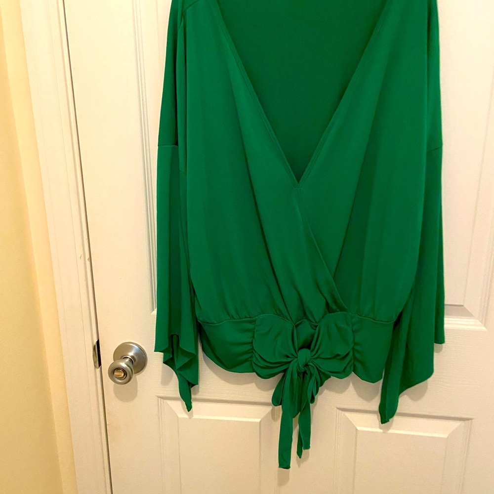 Xl green blouse